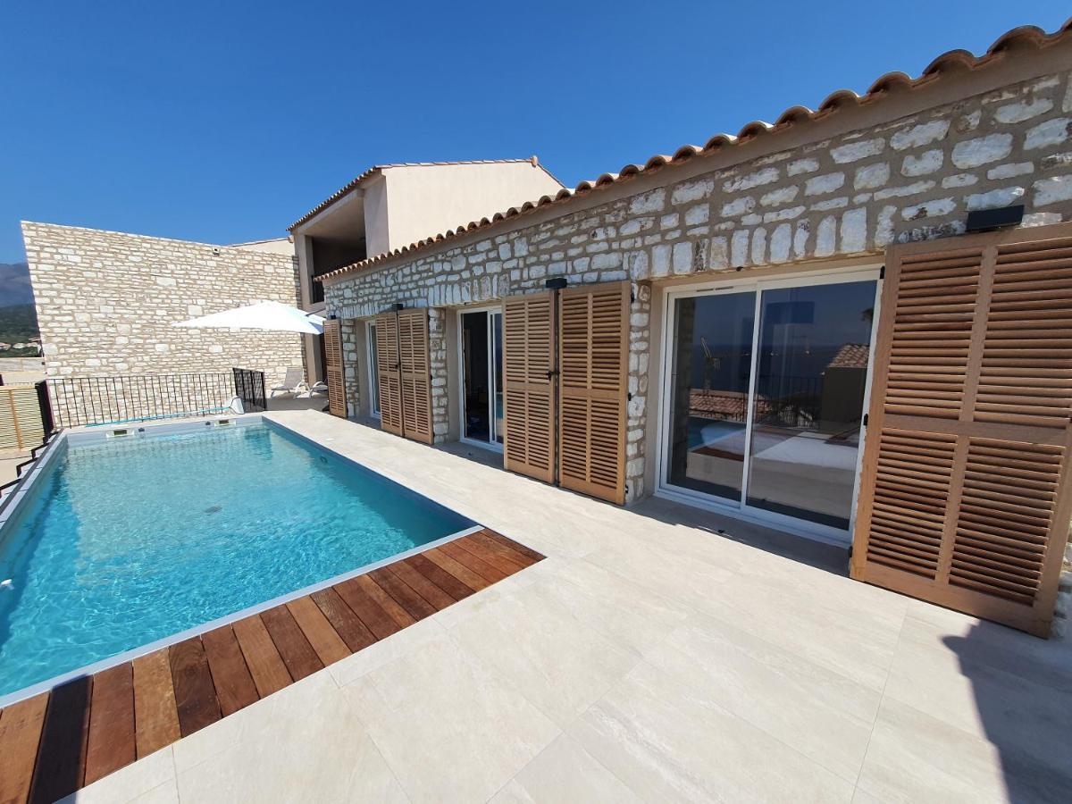 St-Florent Appartement Neuf Vue Mer Panoramique Piscine 4 Chambres - Mor401 แซ็งต์-โฟลร็องต์ ภายนอก รูปภาพ